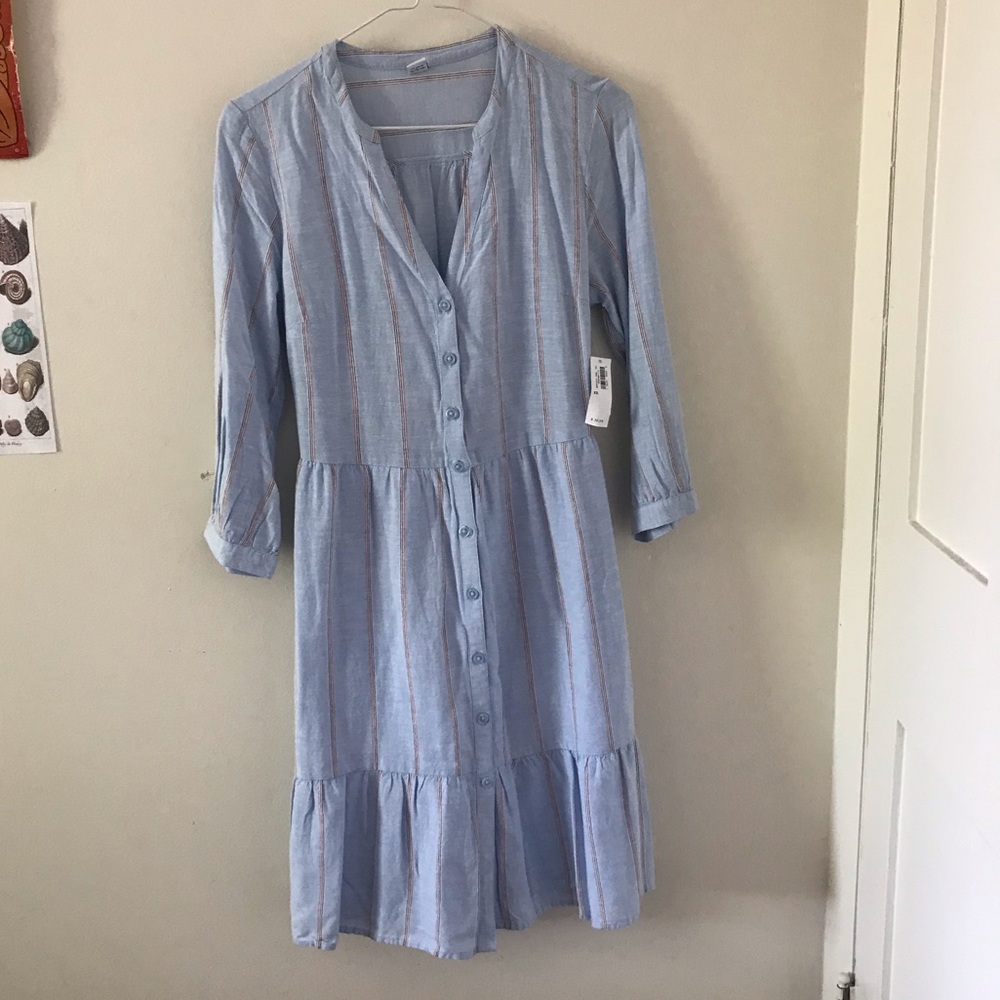 Old Navy Stripped Drop-Seam Dress